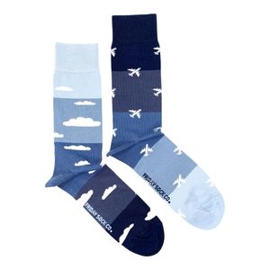 Men’s Socks | Planes & Clouds | Travel |Ethically Made